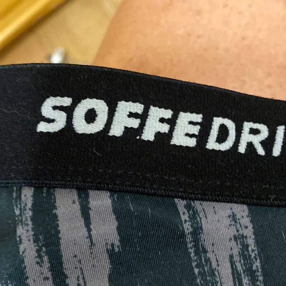 Soffe Dri workout capri legging gray and black size L